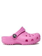 Buty dla dziewczynek - Crocs Klapki Classic Clog T 206990 Różowy - miniaturka - grafika 1