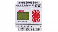 Sterowniki i przekaźniki - Przekaźnik programowalny 230V AC 8we, 4wy z wyświetlaczem i klawiaturą NEED-230AC-22-08-4R-D 859360 - miniaturka - grafika 1