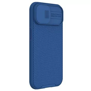 Etui APPLE IPHONE 15 PLUS Nillkin CamShield Pro niebieskie - Etui i futerały do telefonów - miniaturka - grafika 4