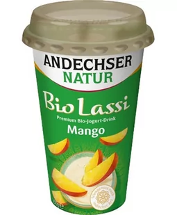 Jogurt pitny Lassi mango 3,5% tł.BIO 250 g - Kefiry, jogurty, maślanki - miniaturka - grafika 1