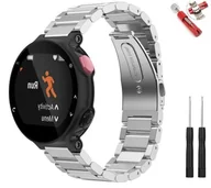 Akcesoria do pulsometrów i zegarków sportowych - Stalowa Bransoleta Do Garmin 220/230/235/620/630/735Xt + Imadło - miniaturka - grafika 1