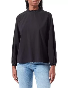 TILDEN Damska bluzka z długim rękawem 37330971, czarna, XL, czarny, XL - Bluzki damskie - miniaturka - grafika 1