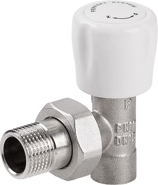 Perfexim Zawór grzejnikowy zasilający kątowy 1/2