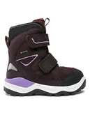 Buty dla dziewczynek - ECCO Śniegowce Snow Mountain 71026251663 Bordowy - miniaturka - grafika 1