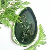 Tace i patery - Talerzyk ceramiczny Cyprysik 2 - miniaturka - grafika 1