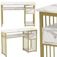 Meble kosmetyczne - Biurko stolik szafka szuflada do salonu poczekalnia - miniaturka - grafika 1