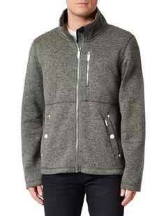 BRAELYN Męska kurtka polarowa Altiplano, Oliwkowy melanż, XXL - Kurtki męskie - miniaturka - grafika 1