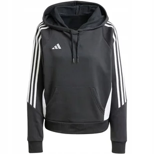 Bluza damska adidas Tiro 24 Hooded czarna IJ5607 XL - Bluzy damskie - miniaturka - grafika 1