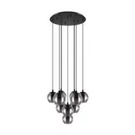 Lampy sufitowe - Eglo Ariscani 98654 lampa wisząca zwis oprawa 10x40W E27 czarna dymiona - miniaturka - grafika 1