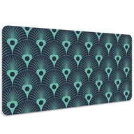 Podkładki na biurko - Duża mata na biurko Neonowy styl retro 100x50 cm - miniaturka - grafika 1