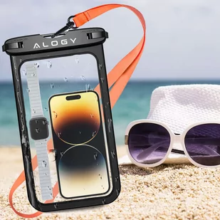 Etui wodoodporne Alogy Waterproof Case torba wodoszczelna uniwersalna IPX8 na telefon do 9 cali i akcesoria Czarne - Etui i futerały do telefonów Etui wodoodporne Alogy Waterproof Case torba wodoszczelna uniwersalna IPX8 na telefon do 9 cali i akcesoria Czarne - Etui i futerały do telefonów - miniaturka - grafika 8