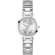Zegarki damskie - Srebrny zegarek Guess Clear prześwitujący GW0470L1 - miniaturka - grafika 1