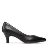 Półbuty damskie - Półbuty Clarks Linvale Jerica 261372084 Czarny - miniaturka - grafika 1