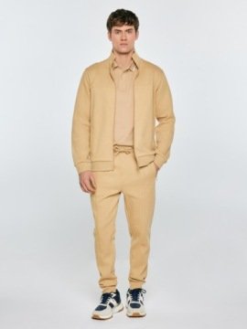 Big Star Spodnie męskie dresowe beżowe Wladorp 801 L