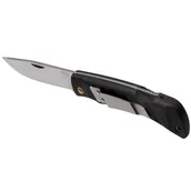 Plecaki - Mikov nóż składany Crocodille, nóż premium, brązowy drewniany uchwyt, ostry mały nóż kieszonkowy, nóż outdoorowy 9 cm nierdzewne ostrze (6 typów) do polowania/wędkowania/kempingu, lekki nóż walki, wie 243-NH-1 S - miniaturka - grafika 1