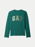 Bluzki damskie - Gap Bluzka 490575-00 Zielony Regular Fit - miniaturka - grafika 1