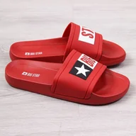 Klapki i japonki męskie - Klapki Męskie Big Star Dd174702 Logo 41 - miniaturka - grafika 1