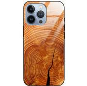 Etui i futerały do telefonów - Etui drewniane iPhone 13 Pro Old Fashion Wood Burnt Orange Forestzone Glass - miniaturka - grafika 1
