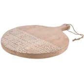Tace i patery - Excellent Houseware Deska do serwowania z rączką Etnic - miniaturka - grafika 1