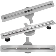 Odpływy liniowe - Rea Odpływ Liniowy REA FILO Stal szczotkowana 70 - miniaturka - grafika 1