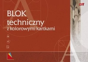 St. Majewski Blok techniczny A3 z kolorowymi kartkami 10 kartek 10 szt. - Szkolne artykuły papiernicze - miniaturka - grafika 1