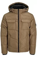 Kurtki męskie - JACK&JONES JJMASON Męska kurtka puffer SN pikowana kurtka, zielona, L, zielony, L - miniaturka - grafika 1