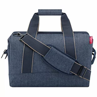 reisenthel Allrounder M Weekender Travel Bag 40 cm herringbone dark blue - Walizki - miniaturka - grafika 1