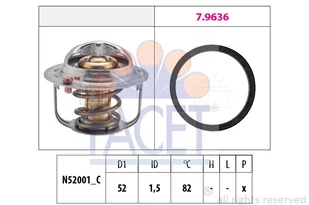 Termostat, płyn chłodzący Facet 7.8679 - Termostaty - miniaturka - grafika 1