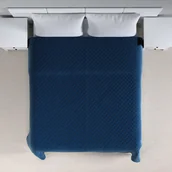 Narzuty - Narzuta pikowana w romby, granat, 60 x 120cm, Posh Velvet - miniaturka - grafika 1