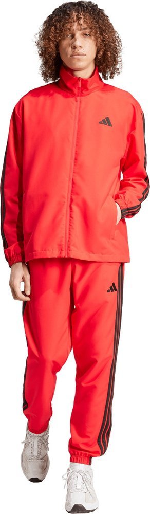 Adidas Dres męski adidas Sportswear Basic 3-Stripes Woven czerwony JI8851 L