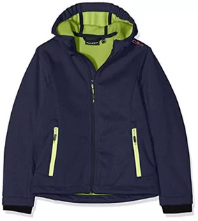 Kurtki i płaszcze dla dziewczynek - CMP dziewczęca kurtka softshellowa 3A29385N-M, Navy Melange/Bamboo, 98 3A29385N-M - grafika 1
