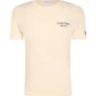 Koszulki dla chłopców - CALVIN KLEIN JEANS T-shirt | Regular Fit - miniaturka - grafika 1