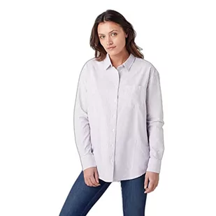 Wrangler Damska koszula Oxford, Orchid Mist, rozmiar XL - Koszule damskie - miniaturka - grafika 1