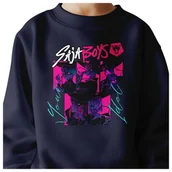 Bluzy dla dziewczynek - BLUZA DZIECIĘCA HUNTRIX SAJA BOYS 134-140 BAWEŁNIANA JAKOŚĆ - miniaturka - grafika 1