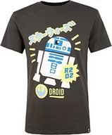 Koszulki męskie - Recovered Star Wars R2D2 Japanese - T-shirt męski - czarny - M, czarny, 48 - miniaturka - grafika 1