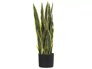 Beliani Sztuczna roślina doniczkowa 63 cm SNAKE PLANT - Dekoracje domu - miniaturka - grafika 1