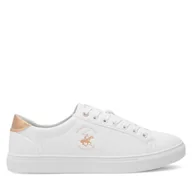 Sneakersy damskie - Sneakersy Beverly Hills Polo Club W-VSS24013 Biały - miniaturka - grafika 1