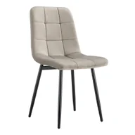 Krzesła - Kondela Krzesło do jadalni Ramita Typ 3 - szarobrązowy (Velvet) / czarny - miniaturka - grafika 1