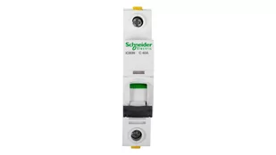Schneider Electric Wyłącznik nadprądowy jednobiegunowy C 40A iC60N A9F04140 - Bezpieczniki elektryczne - miniaturka - grafika 1