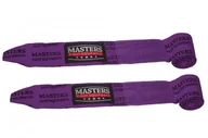 Bandaże bokserskie - Masters Fight Equipment, Taśmy bokserskie, BBE-4-Neon, fioletowy, 400 cm - miniaturka - grafika 1