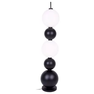 Designerska lampa podłogowa Akiko LED 25W balls czarna biała - Lampy stojące - miniaturka - grafika 1