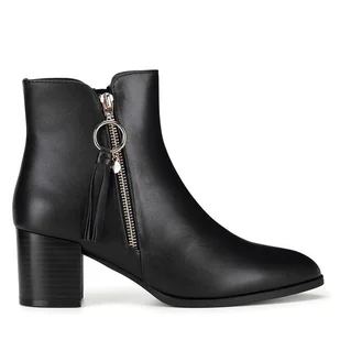 Botki MEXX MX/006C-WYL Czarny - Botki damskie - miniaturka - grafika 1