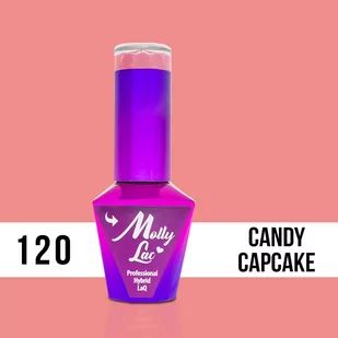 Molly Lac Lakier hybrydowy MollyLac Yoghurt Candy Cupcake 10 ml Nr 120 - Lakiery hybrydowe - miniaturka - grafika 1