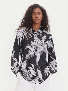 Guess Koszula W5YH03 WF1T2 Czarny Regular Fit - Koszule damskie - miniaturka - grafika 1