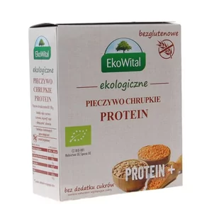 EKO-WITAL SPÓŁKA Z OGRANICZONĄ ODPOWIEDZIALNOŚCIĄ Pieczywo chrupkie PROTEIN BEZGL. BIO 100 g - Pieczywo chrupkie - miniaturka - grafika 1