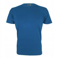 Koszulki męskie - Koszulka Męska T-Shirt Sportowy T Shirt Bawełniany Gładki Niebieski Xxl - miniaturka - grafika 1