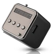 Głośniki przenośne - Forever MF-100 Czarny - miniaturka - grafika 1