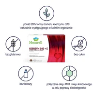 Witaminy i minerały - Naturell POLSKA SP.Z O.O KOENZYM Q-10 z VIT.E 2 x 120 kapsułek - miniaturka - grafika 1