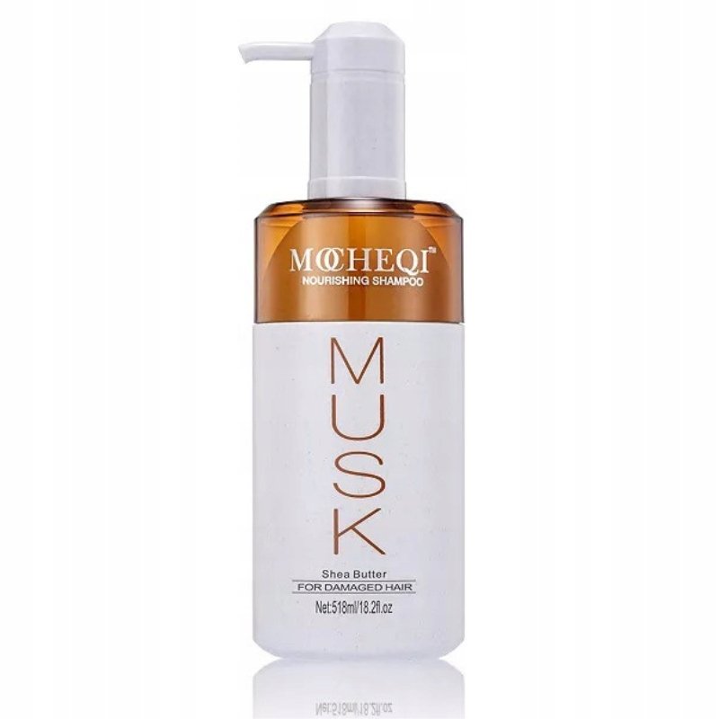 Szampon Nawilżający do włosów Keratyna Masło Shea Mocheqi Nourishing 518ml