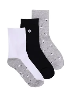 Skarpety dziewczęce skarpetki dziecięce długie kwiatki 3PAK 39-41 YOCLUB - YoClub - Skarpetki dla dzieci Skarpety dziewczęce skarpetki dziecięce długie kwiatki 3PAK 39-41 YOCLUB - YoClub - Skarpetki dla dzieci - miniaturka - grafika 1